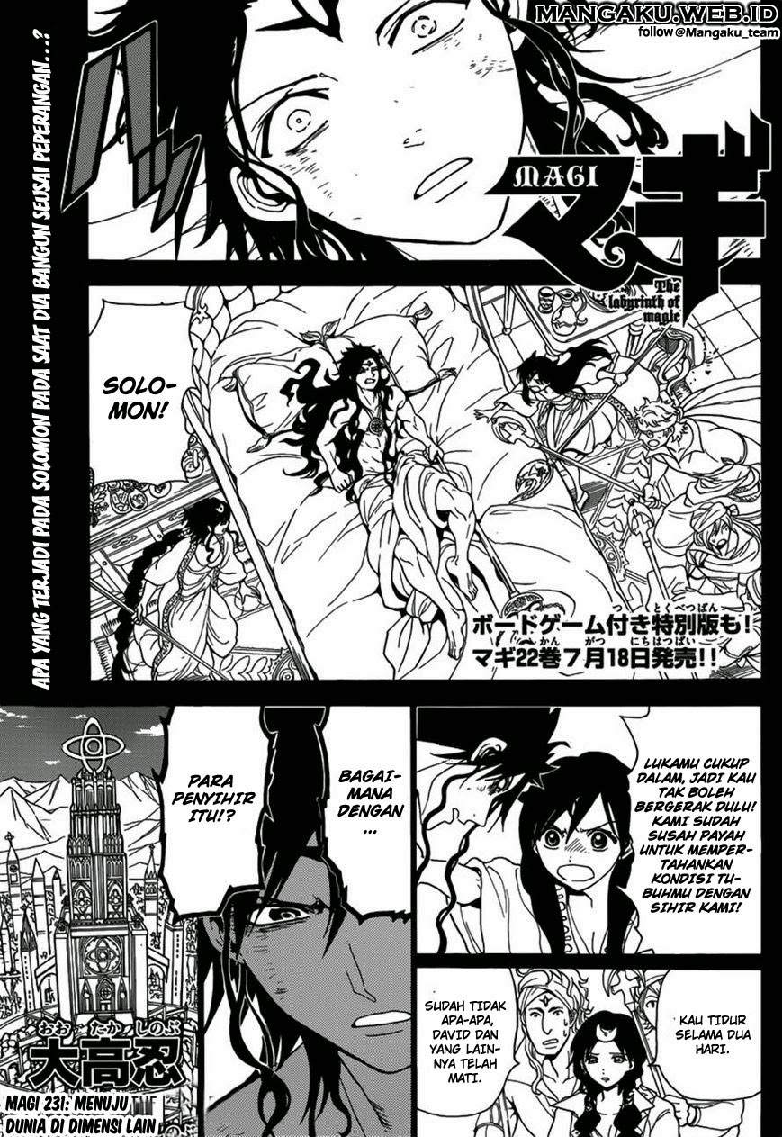 Magi - Labyrinth of Magic: Chapter 231 - Page 1