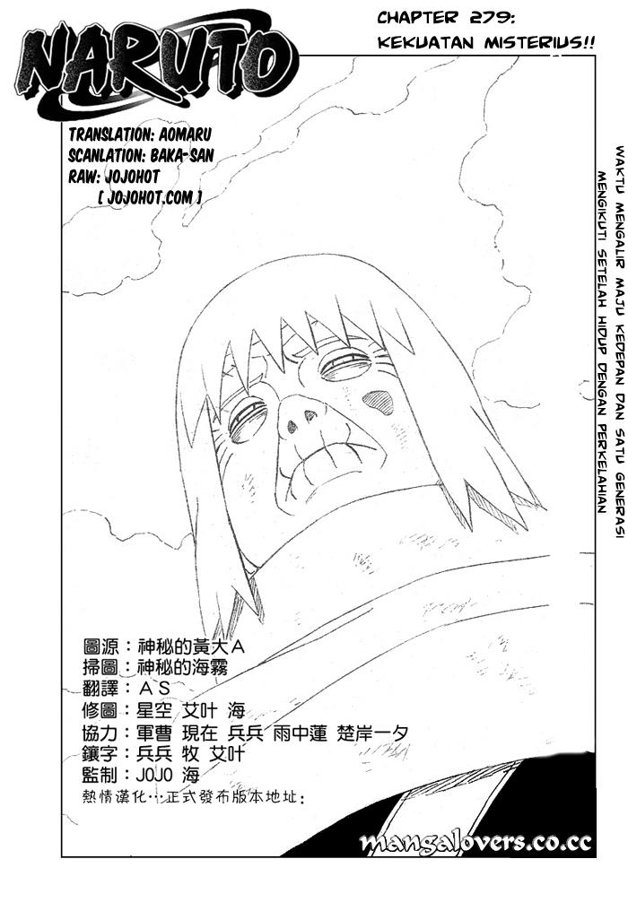 Naruto: Chapter 279 - Page 1