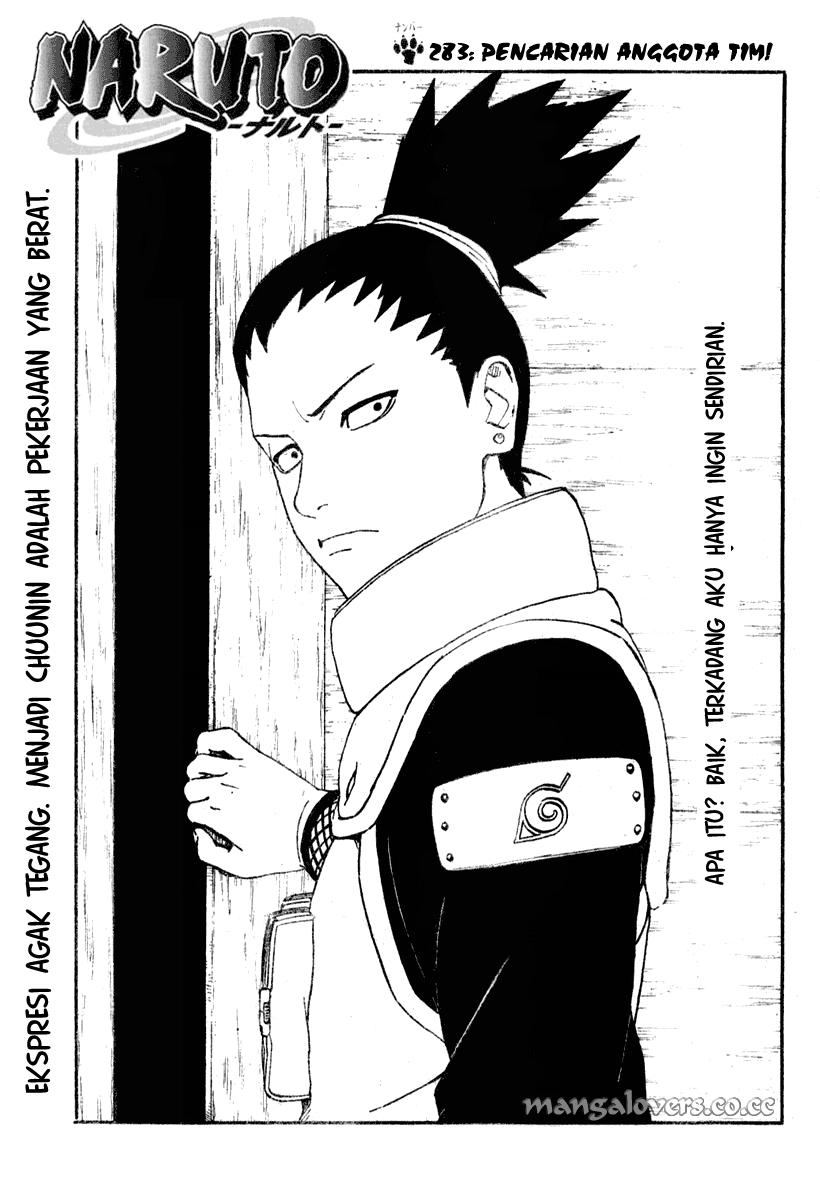 Naruto: Chapter 283 - Page 1