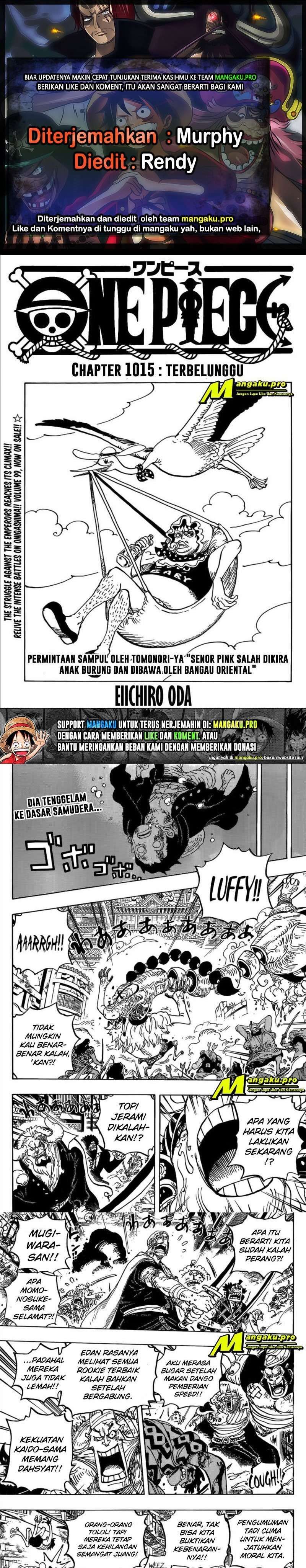 One Piece: Chapter 1015 - Page 1