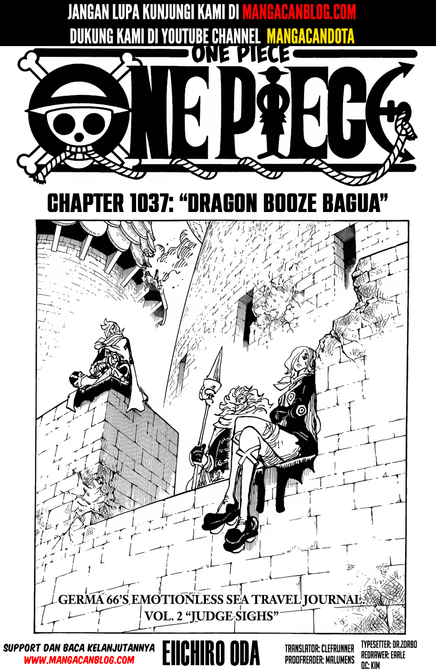 One Piece: Chapter 1037 - Page 1