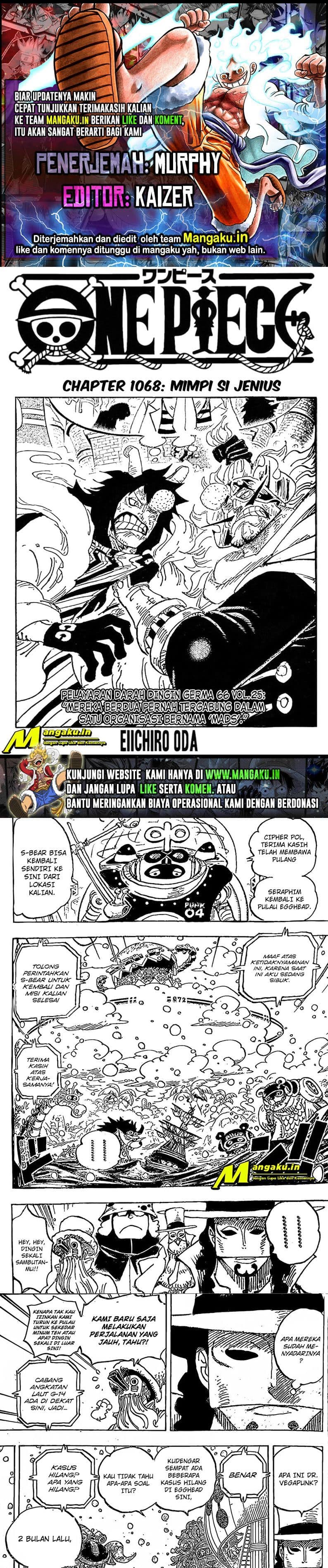One Piece: Chapter 1068 - Page 1