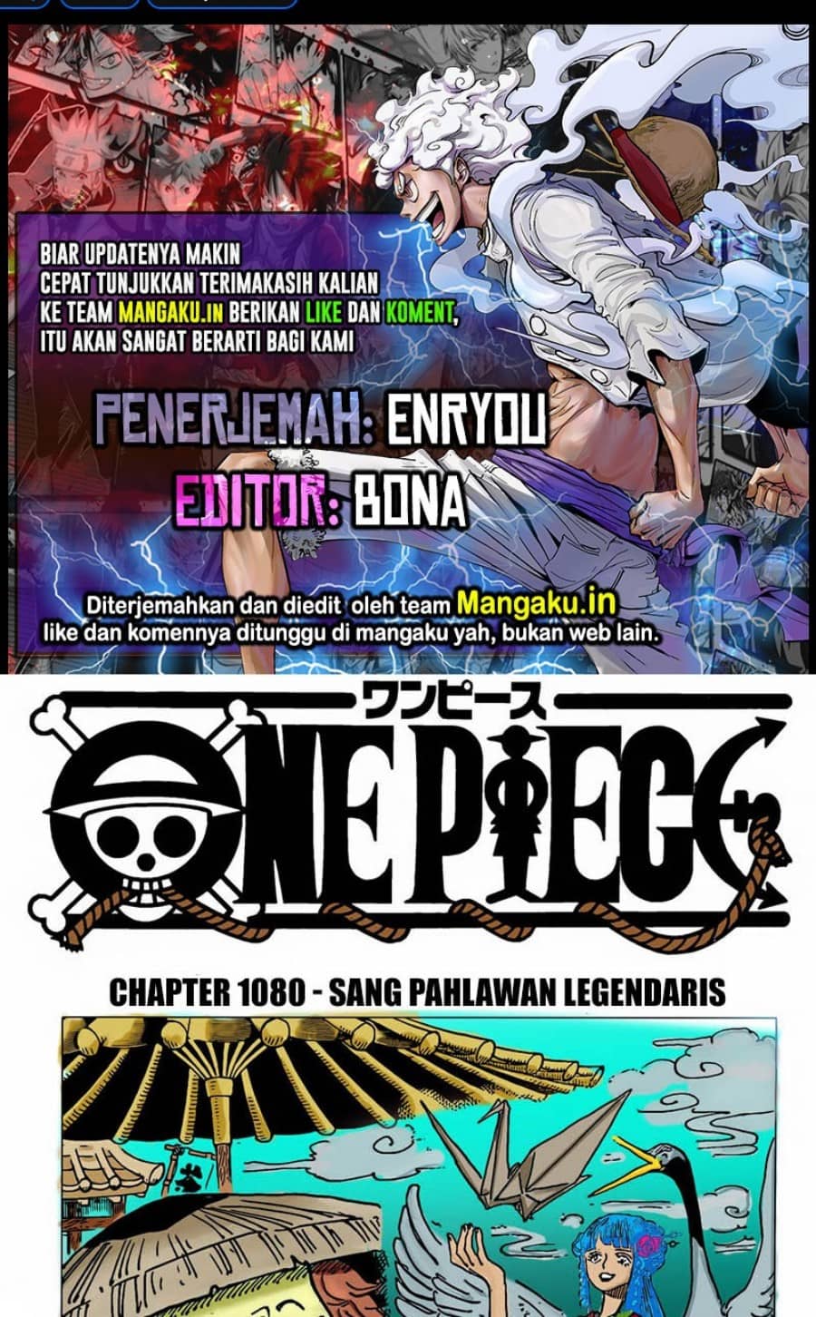 One Piece: Chapter 1080 - Page 1