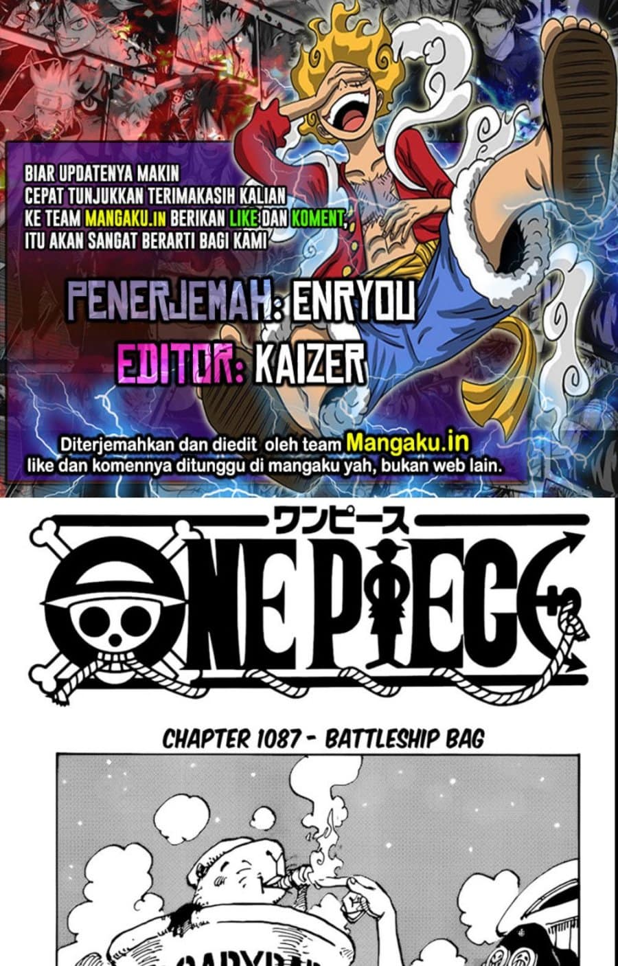 One Piece: Chapter 1087 - Page 1