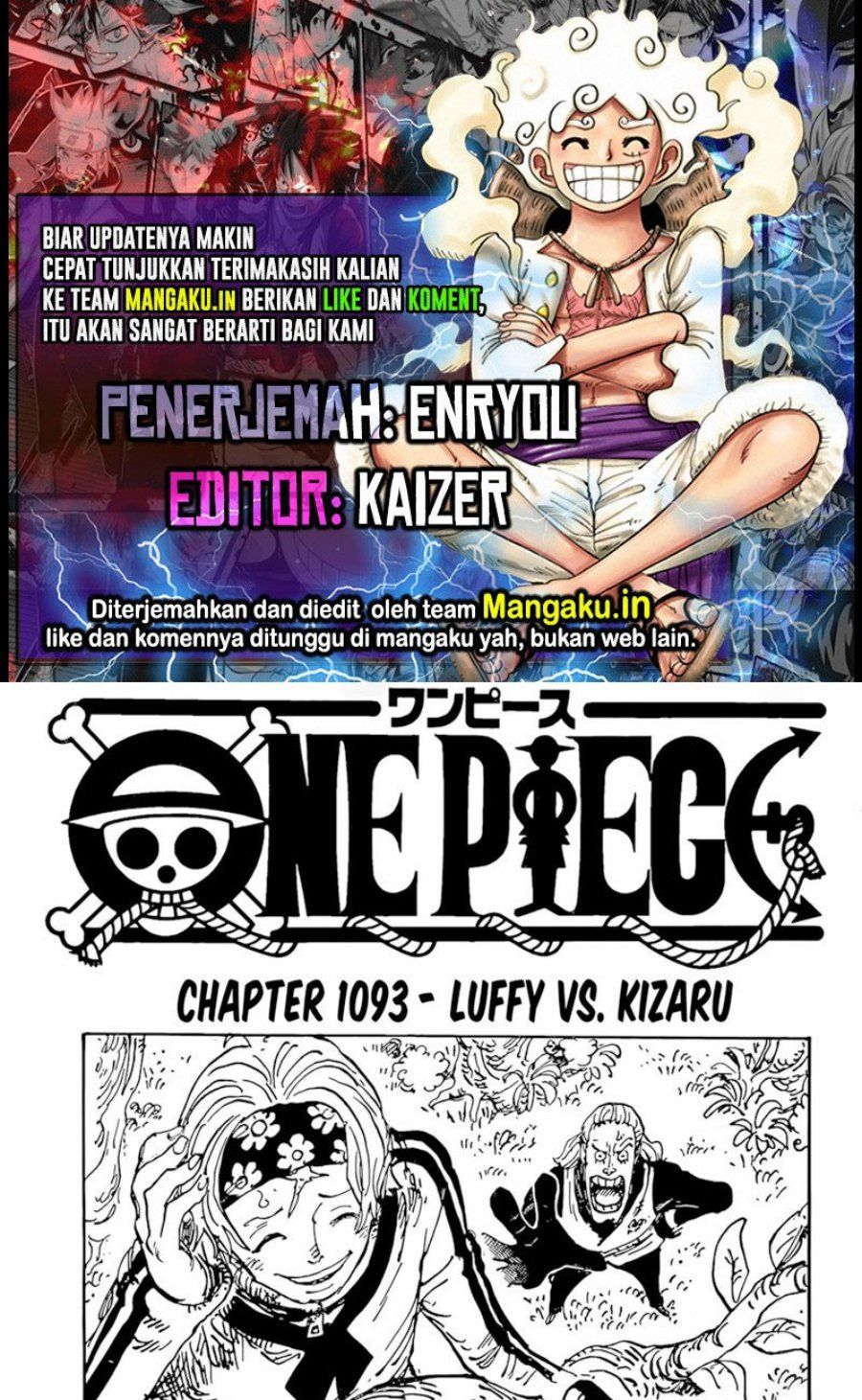 One Piece: Chapter 1093 - Page 1