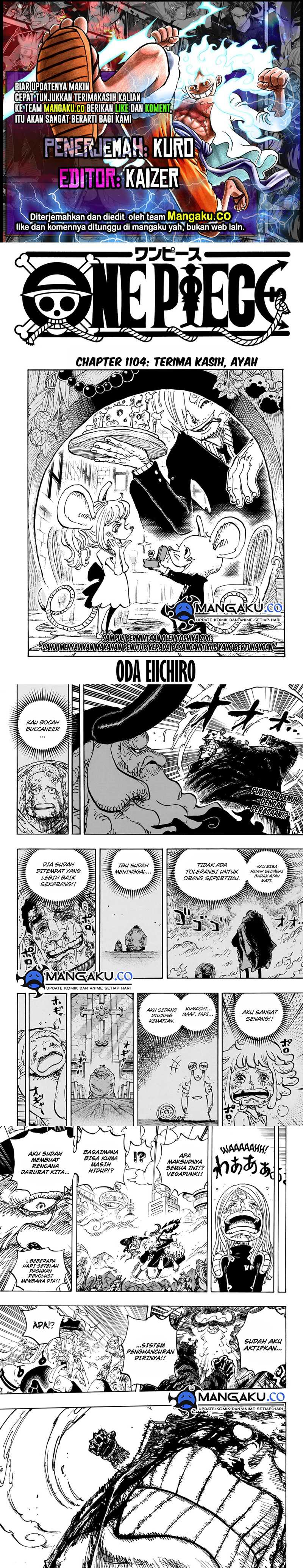 One Piece: Chapter 1104 - Page 1