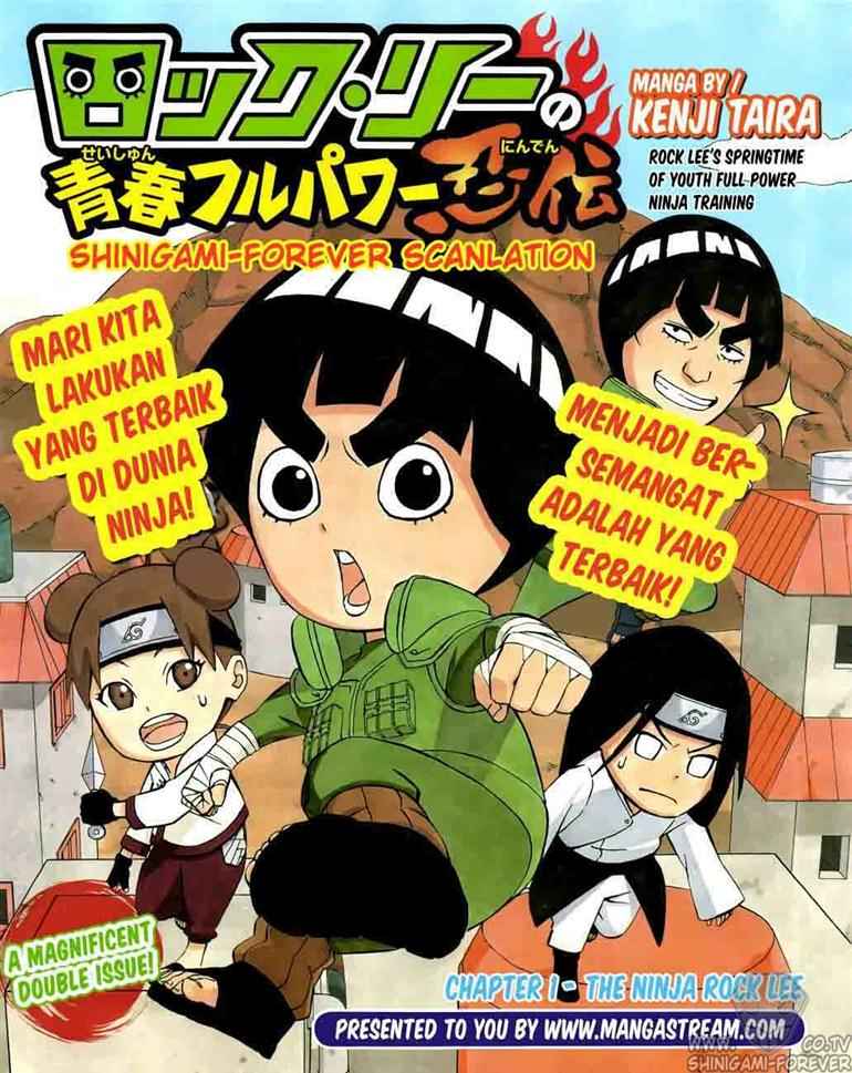 Rock Lee's Springtime of Youth: Chapter 01 - Page 1