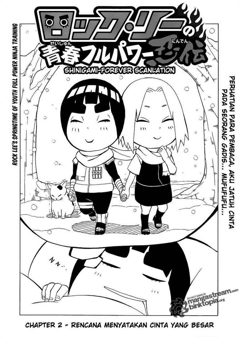 Rock Lee's Springtime of Youth: Chapter 02 - Page 1