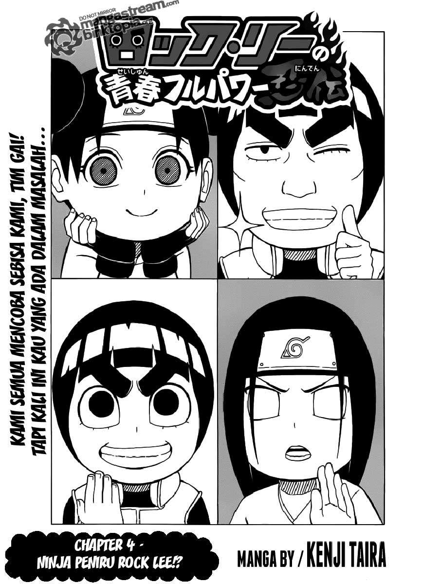 Rock Lee's Springtime of Youth: Chapter 04 - Page 1