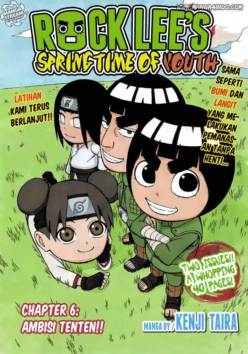 Rock Lee's Springtime of Youth: Chapter 06 - Page 1