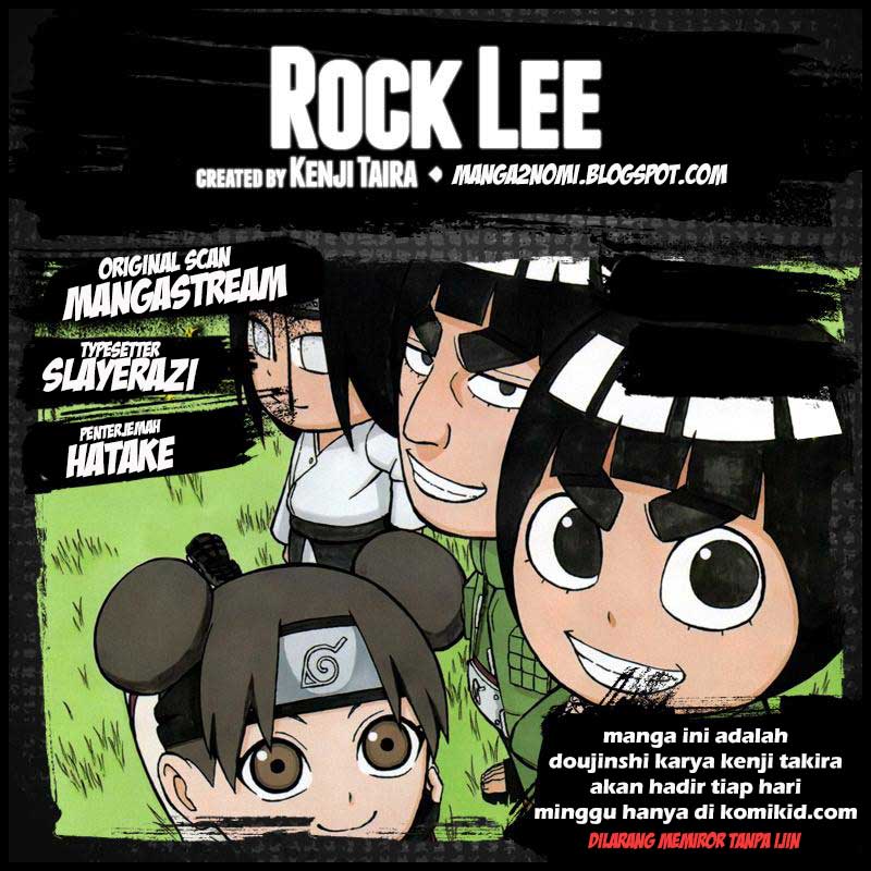 Rock Lee's Springtime of Youth: Chapter 08 - Page 1
