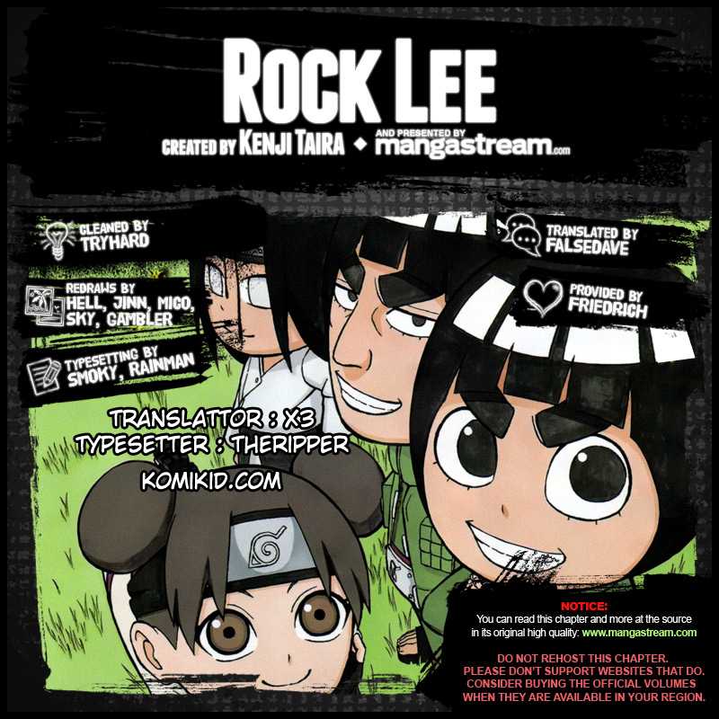 Rock Lee's Springtime of Youth: Chapter 16 - Page 1