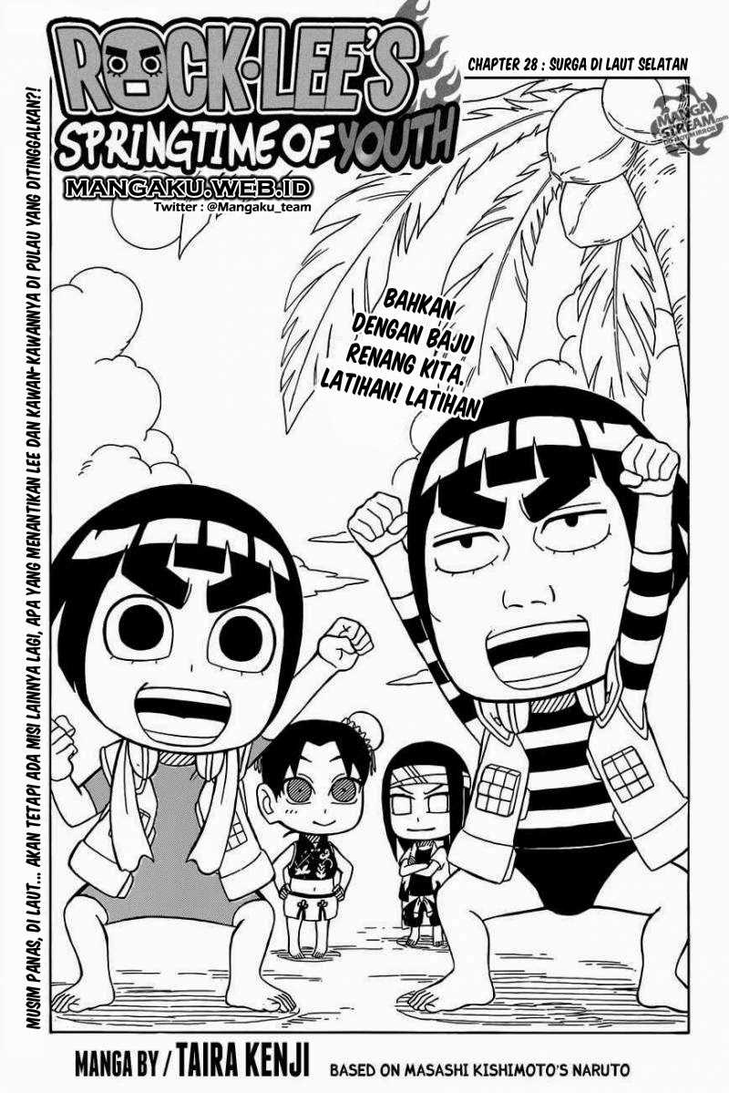 Rock Lee's Springtime of Youth: Chapter 28 - Page 1
