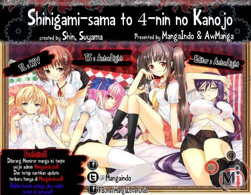 Shinigami-sama to Yonin no Kanojo: Chapter 06 - Page 1