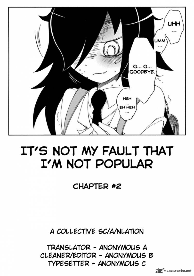 Watamote: Chapter 02 - Page 1